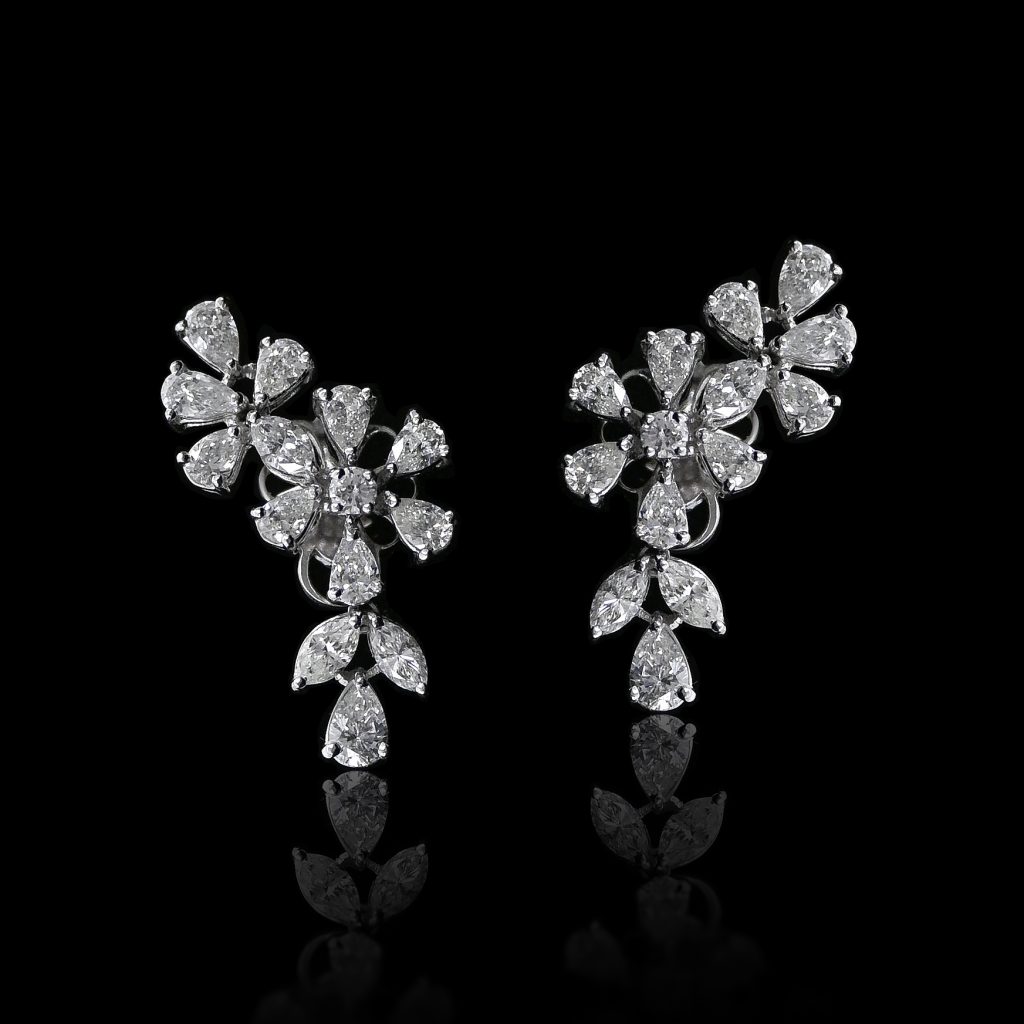 Diamond earrings