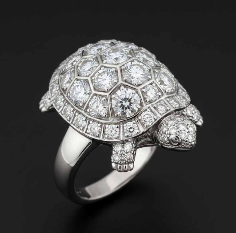 Diamond Tortoise rings