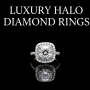 Luxury diamond haro rings