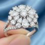 Cluster Diamond Ring