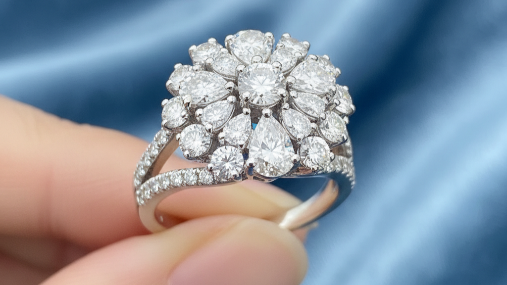 Cluster Diamond Ring
