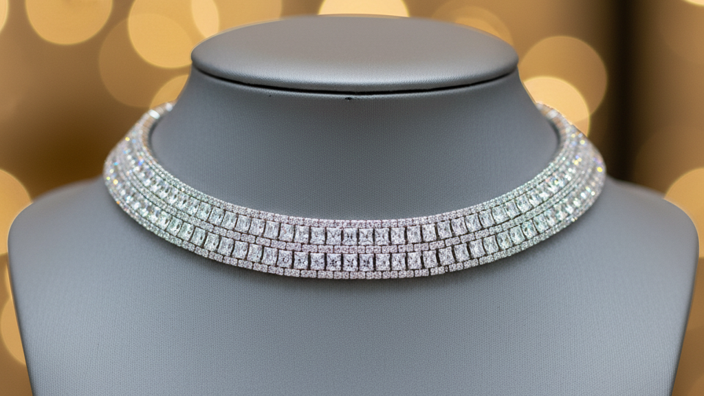 Trendy Diamond Choker