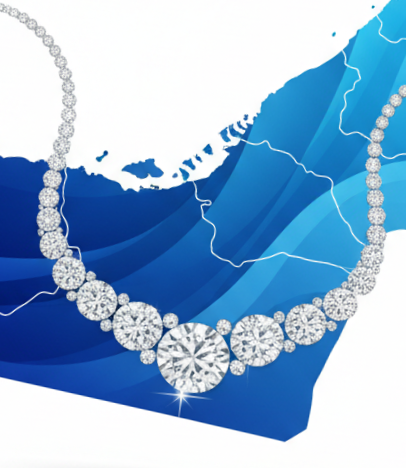 Diamond necklace manufacture