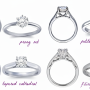 Diamond rings setting