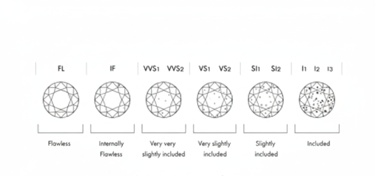 clarity chart for diamonds